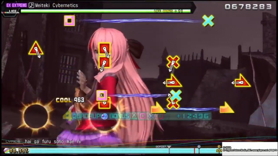(☆9) 길 잃은 사이버네틱스 EXTRA EXTREME perfect | 하츠네 미쿠 : 프로젝트 디바 퓨처 톤 | 루리웹