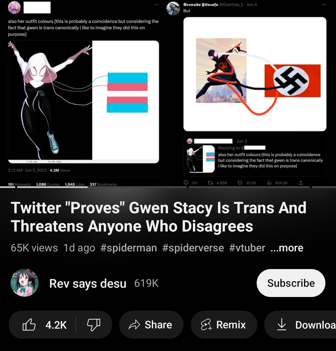 스파이더맨) 스파이더 그웬 트랜스젠더 설 유머 게시판