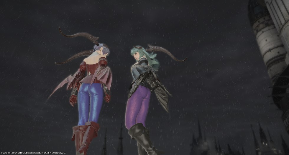 다크스토커즈 - 모리건.리리스 코스프레룩 트윈샷 [스압주의]_2.png