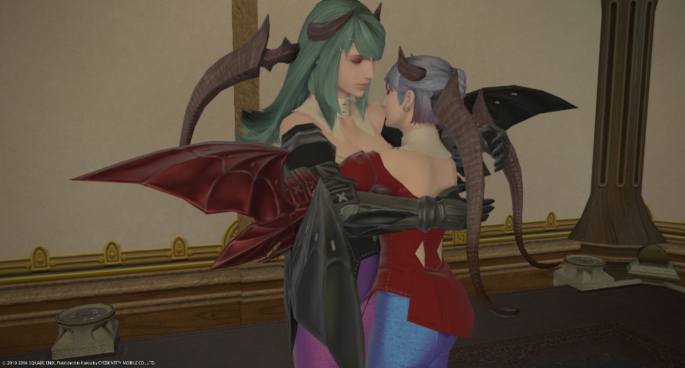 다크스토커즈 - 모리건.리리스 코스프레룩 트윈샷 [스압주의]_24.png