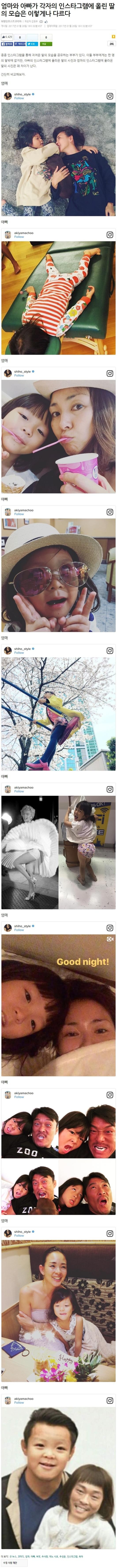 엄마와 아빠가 각자 SNS에 올리는 딸 사진.jpg_1.jpg