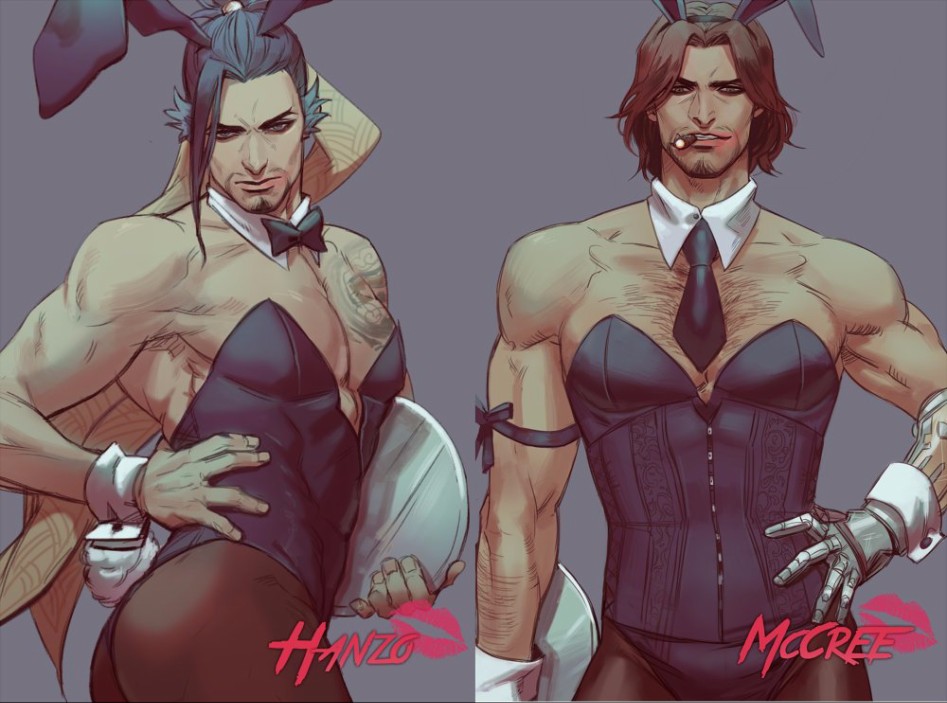 (후방주의)(오버워치) 섹시 바니짤 달린다_1.jpg