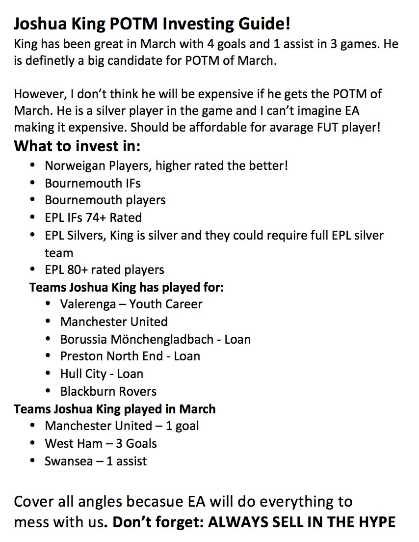 3월의 선수 SBC 예상