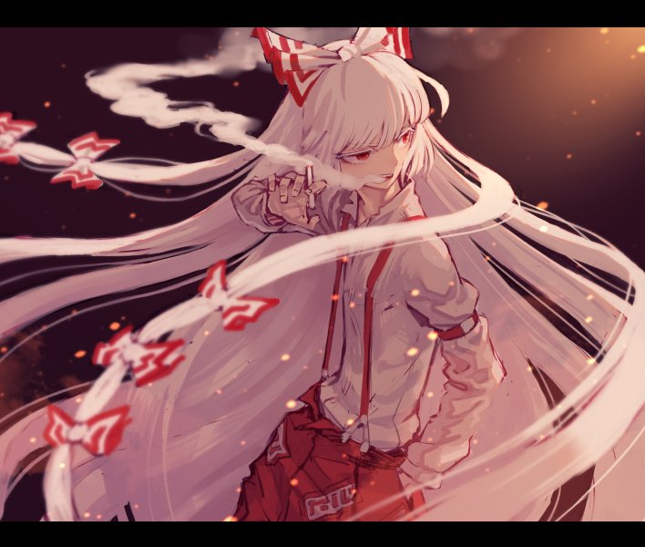 fujiwara no mokou (touhou) drawn by meitei - 7a9ad62ff582215e7fe3f1e604bb33db.jpg