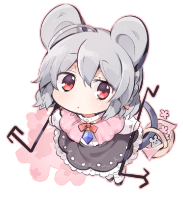 nazrin (touhou) drawn by akagashi hagane - 75de56b5e6b3bf50fde13483d8ad7e83.png