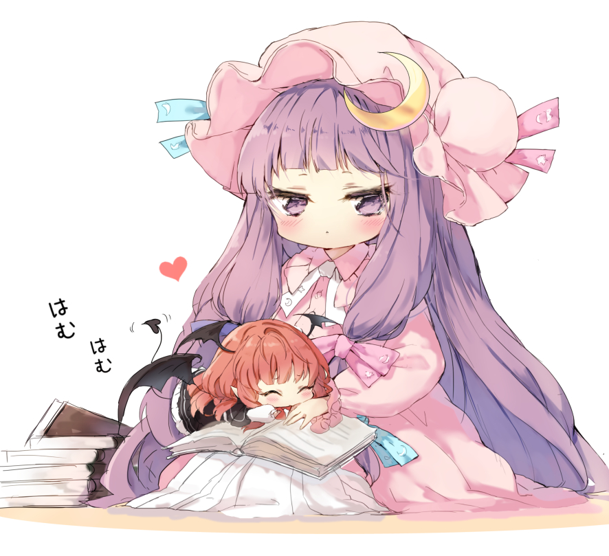 koakuma and patchouli knowledge (touhou) drawn by piyokichi - 424605889990c14bab7f0b4c1b5feefa.jpg