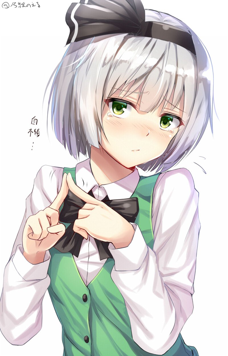 konpaku youmu (touhou) drawn by noe noel - 99b34cbe296188dba712295fa052ba8b.jpg