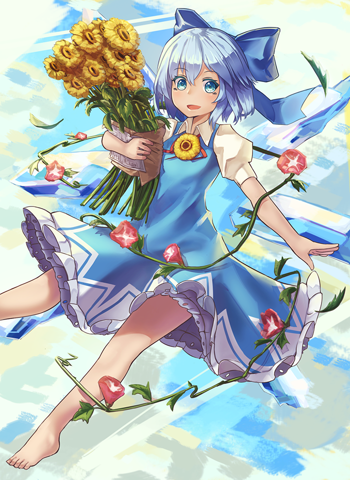 cirno (hidden star in four seasons and touhou) drawn by natori youkai - 932daf67a7220e8ab1f5616b37ed8f08.png