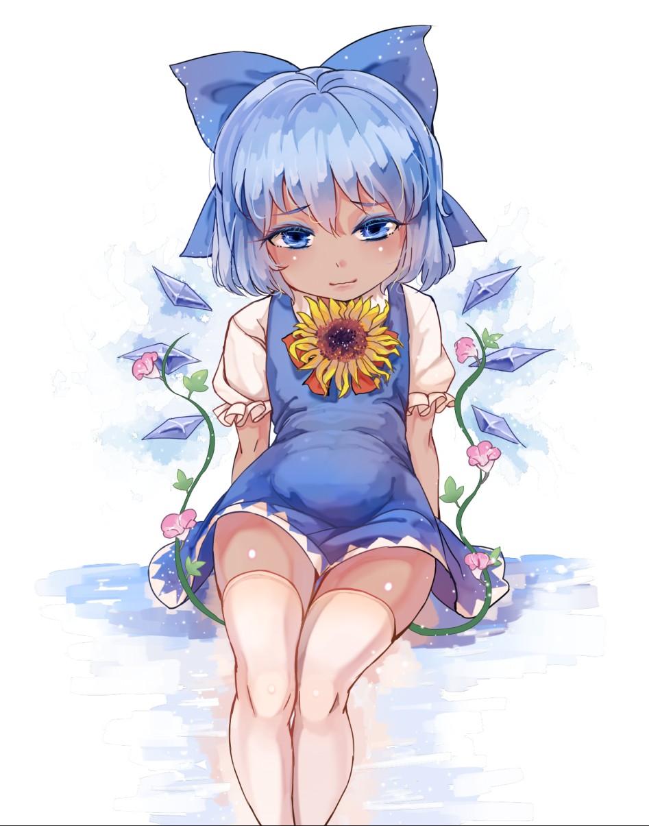 cirno and tanned cirno (hidden star in four seasons and touhou) drawn by mofashi beibei - 7de5005087dea73f2cfbb9fba2cf54ed.png