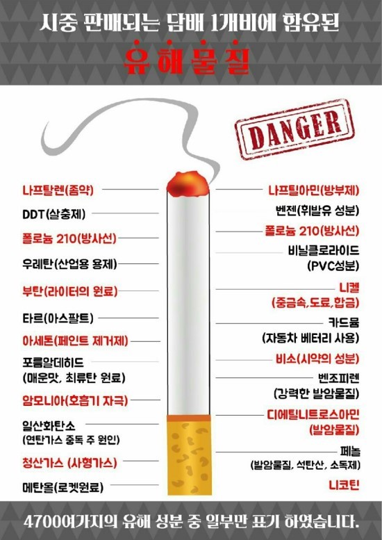 담배의 성분