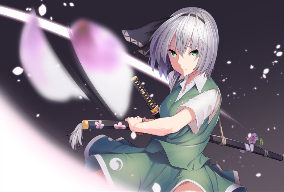 konpaku youmu (touhou) drawn by takeka fungi - 9759d12a03e435919a281016db00dc70.png