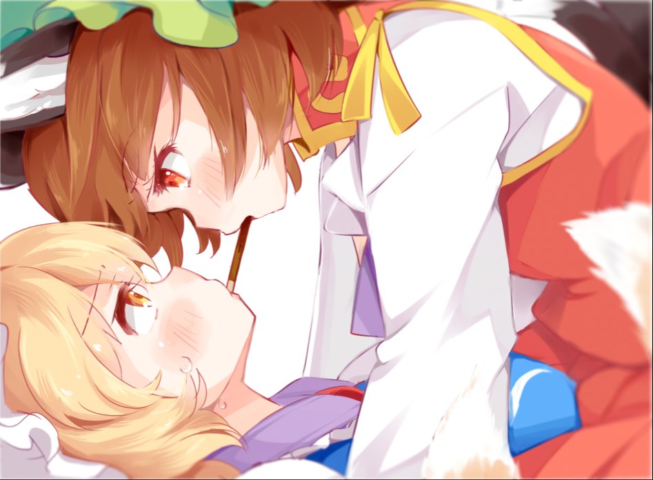 chen and yakumo ran (touhou) drawn by japa - 14c124e2dab31ea4f3ca2b0f755ff32d.png