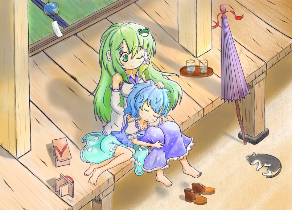 __kochiya_sanae_and_tatara_kogasa_touhou_drawn_by_mutsuraboshi_zyukutyoumt__61bba60095f7185d74578fe074a6edc4.jpg