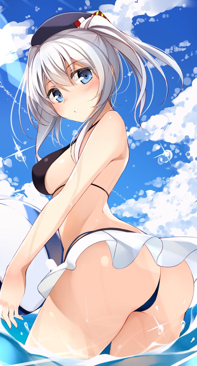 yande.re 401682 sample ass bikini kantai_collection kashima_(kancolle) netarou swimsuits wet.jpg