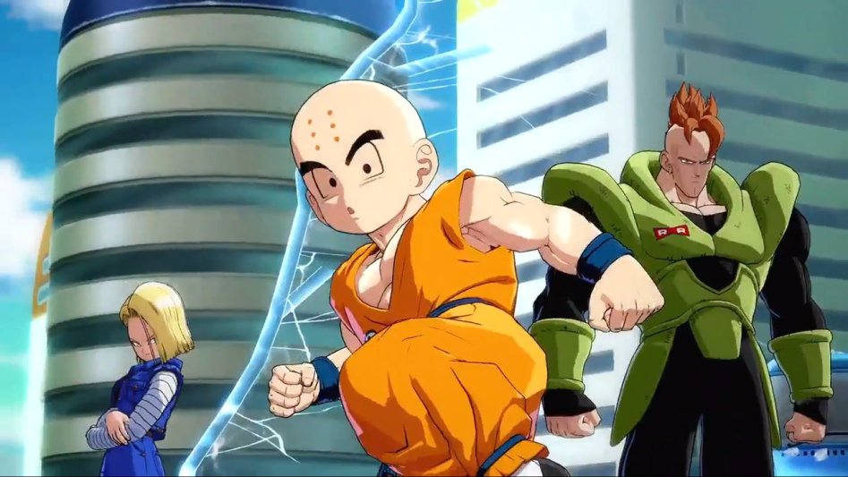 Dragon Ball FighterZ - Krillin, Android 18 & Android 16 vs Future Trunks, Vegeta, Piccolo Gameplay.mp4_20170824_081416.324.jpg