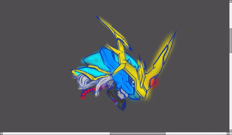 오랜만에 디지몬 그리고 있어요!_1.jpg