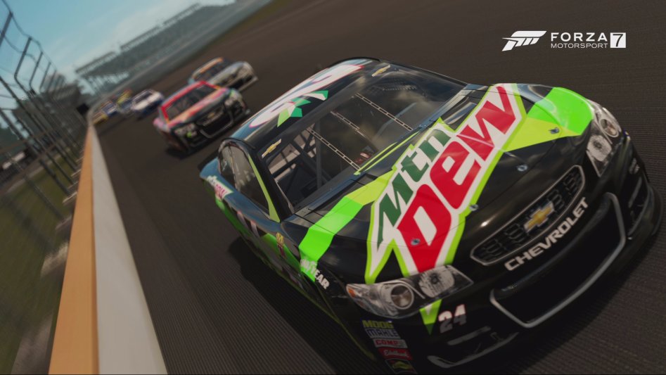 F03. 포르자 모터스포츠 7 - [Chevrolet] #24 Hendrick Motorsports Mountain Dew Super Sport '17 at 인디애나폴리스 모터 스피드웨이 (시리즈 「NASCAR」 3／6) Forza Motorsport 7.jpg