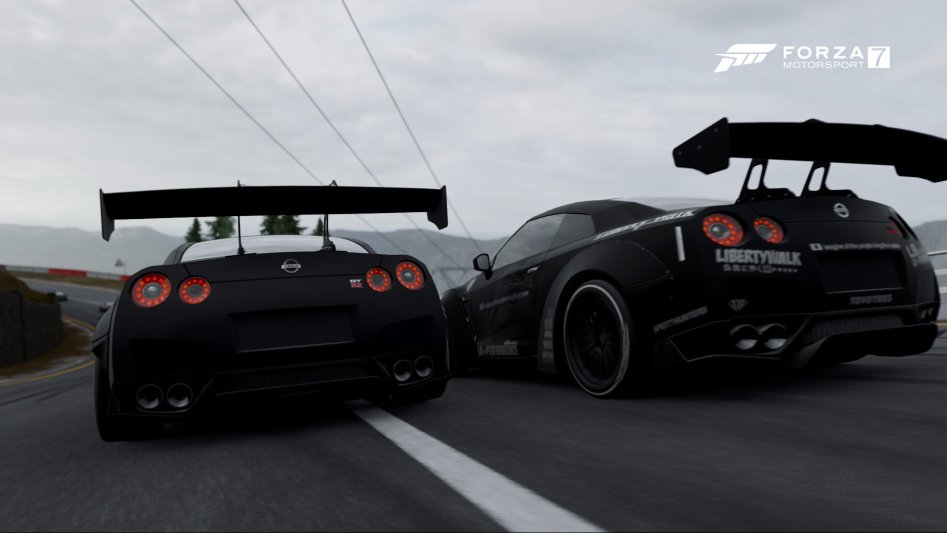 F111. 포르자 모터스포츠 7 - [Nissan] GT-R Black Edition Forza Edition '12 at 베르나 알펜 (시리즈 「스포츠 GT」 1／6) Forza Motorsport 7.jpg