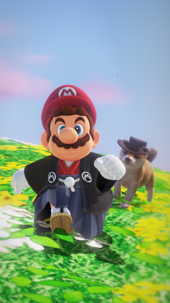 슈퍼 마리오 오디세이 신년 이미지 추가