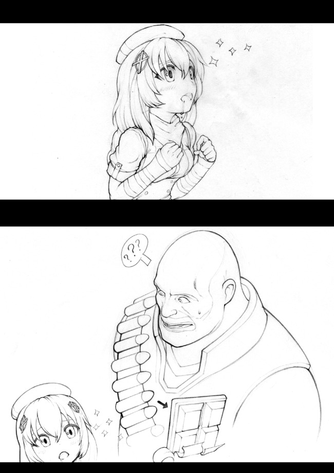 (소녀전선+팀포2)쪼꼬와 헤비 만와_2.jpg