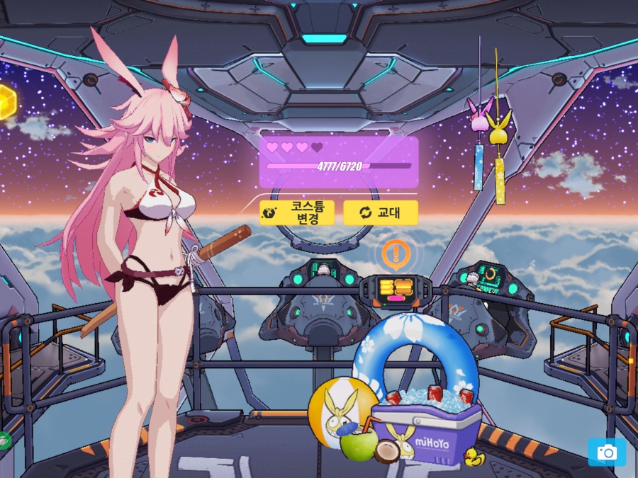 붕괴3] 사쿠라 수영복 드디어 먹었다!_3.png