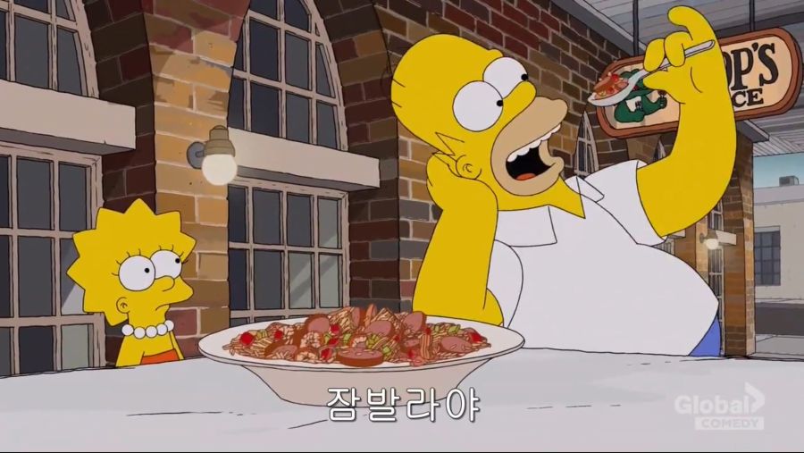 [심슨가족] 호머가 한 에피소드동안 먹은음식들_47.jpg