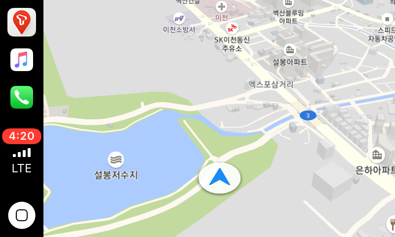 애플 카플레이가 타사 내비지원을 시작 했습니다..._5.png