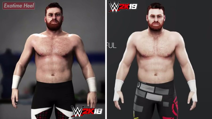 WWE 2K19 vs WWE 2K18 Raw Superstar renders Comparison The Shield Members & More (PS4 - XBOX).mp4_000129847.jpg