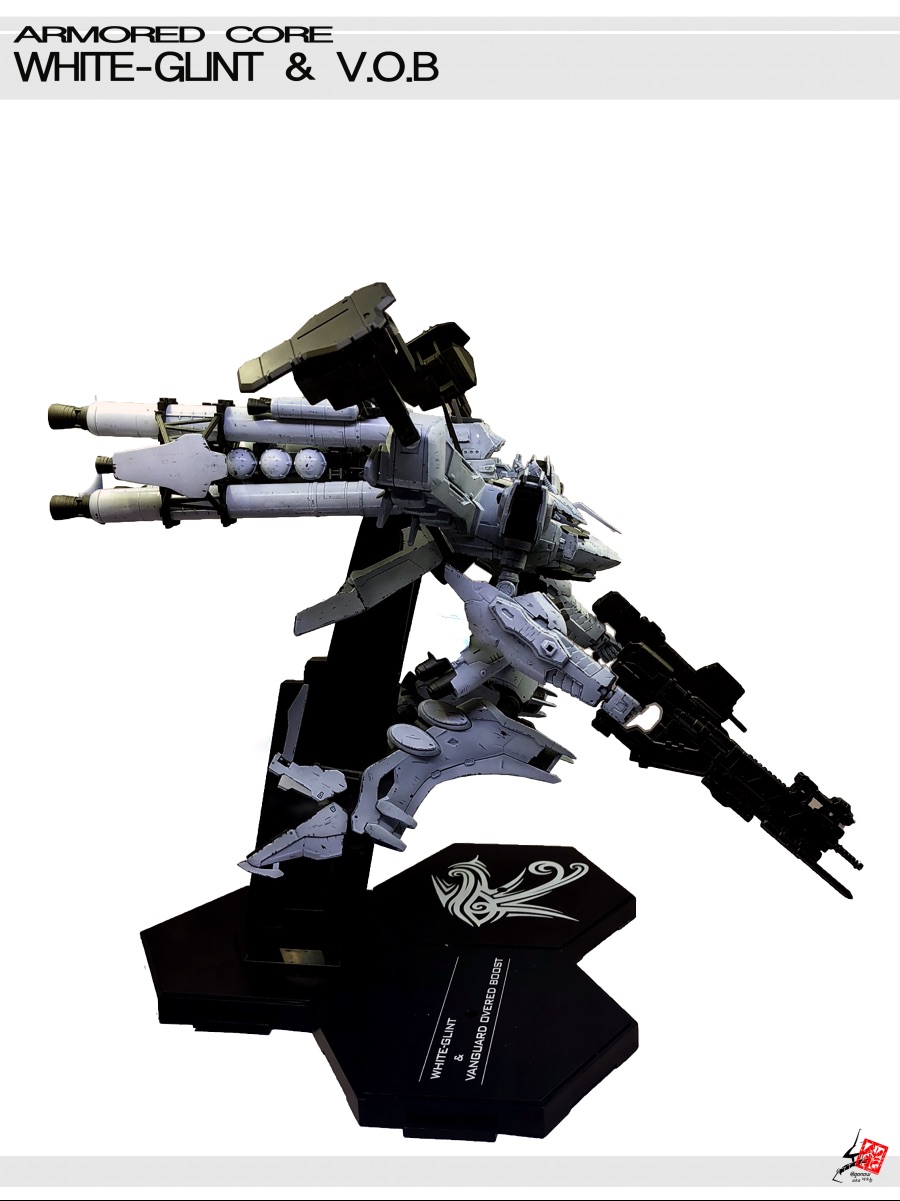 아머드코어 화이트 글린트(White Glint) V.O.B 도색 및 웨더링_3.jpeg