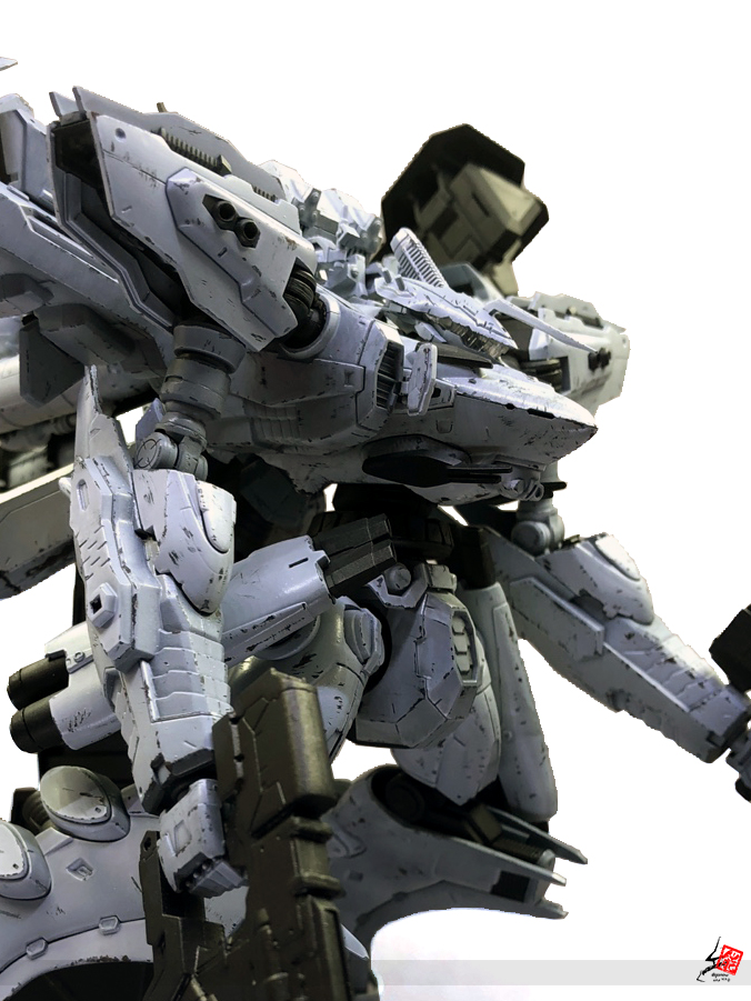 아머드코어 화이트 글린트(White Glint) V.O.B 도색 및 웨더링_16.jpeg