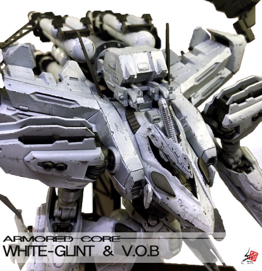 아머드코어 화이트 글린트(White Glint) V.O.B 도색 및 웨더링_19.jpeg