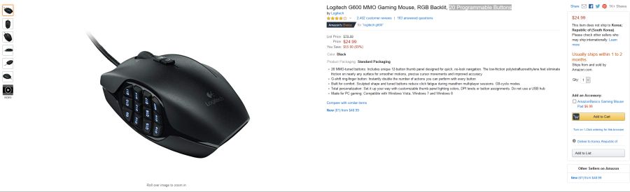 Screenshot_2018-11-09 Amazon com Logitech G600 MMO Gaming Mouse, RGB Backlit, 20 Programmable Buttons Computers Accessories.png