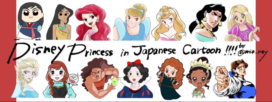 일본 만화풍으로 그린 디즈니 공주.jpg_1.jpg
