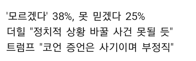 코언의 트럼프 관련 증언 믿는 美유권자는 37%_1.jpg