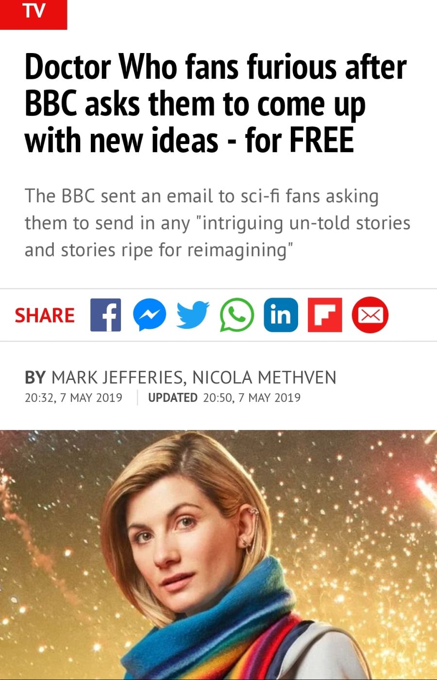 욕먹고있는 닥터후 제작진 근황.news_1.jpg