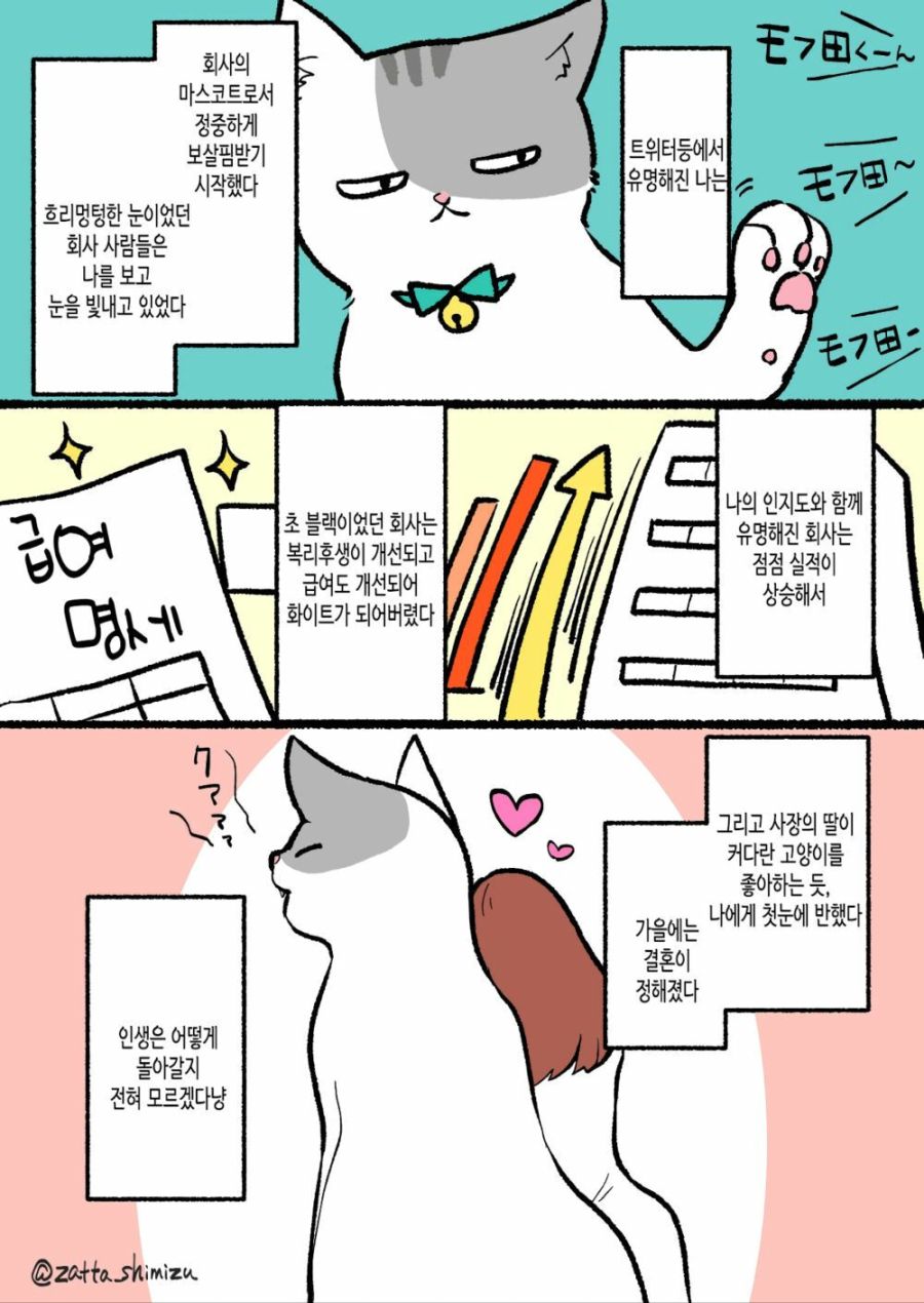 자고 일어났더니 고양이로 변한 만화_4.jpg