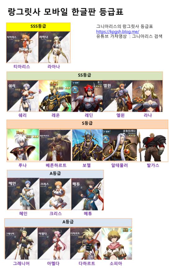 네이버 공카에 덱 공략 나와있네요 랑그릿사 몽환모의전 루리웹