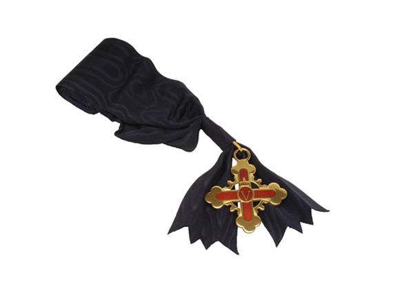 문통 내외가 노르웨이에서 받은 훈장.araboja_4.jpg