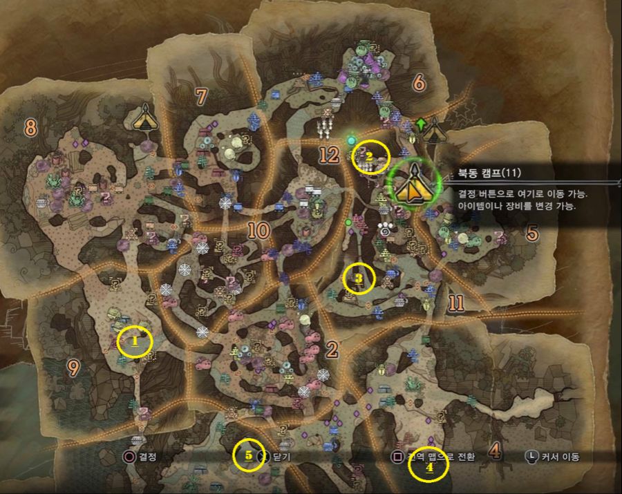 고대수의 숲 도스 예리어 낚시 포인트 정리_2.png