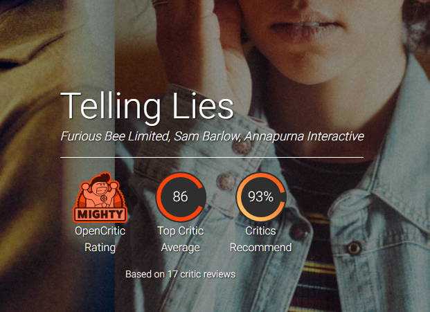 Telling Lies for PC Reviews - OpenCritic (1).png