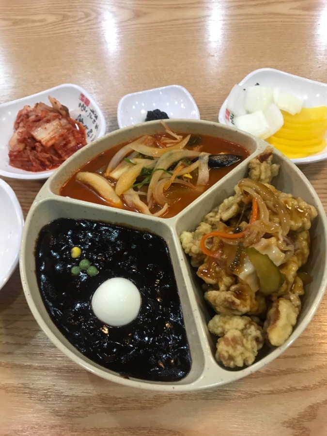 중식 한그릇짜장짬뽕탕수육