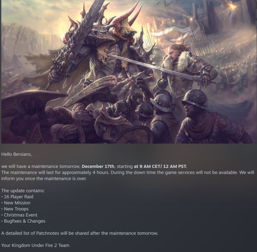 현재 킹덤언더파이어2 패치 진행 중입니다._1.jpg
