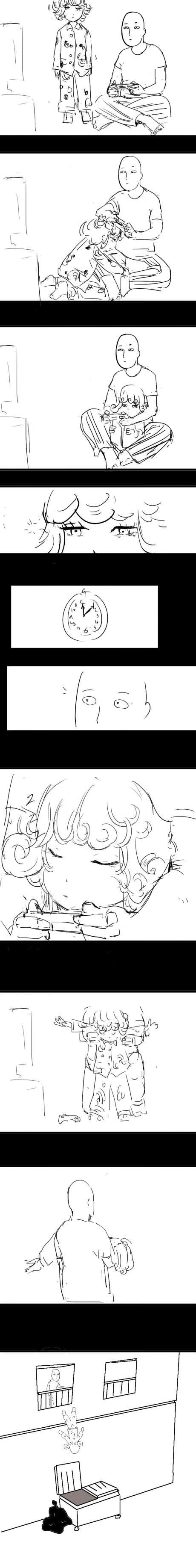 밤늦게 게임하는데 여동생이 와서 구경하는 Manhwa_1.jpeg