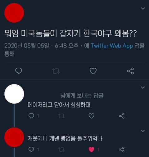 ??? 미국놈들이 한국 야구를 왜 봐??_1.jpg