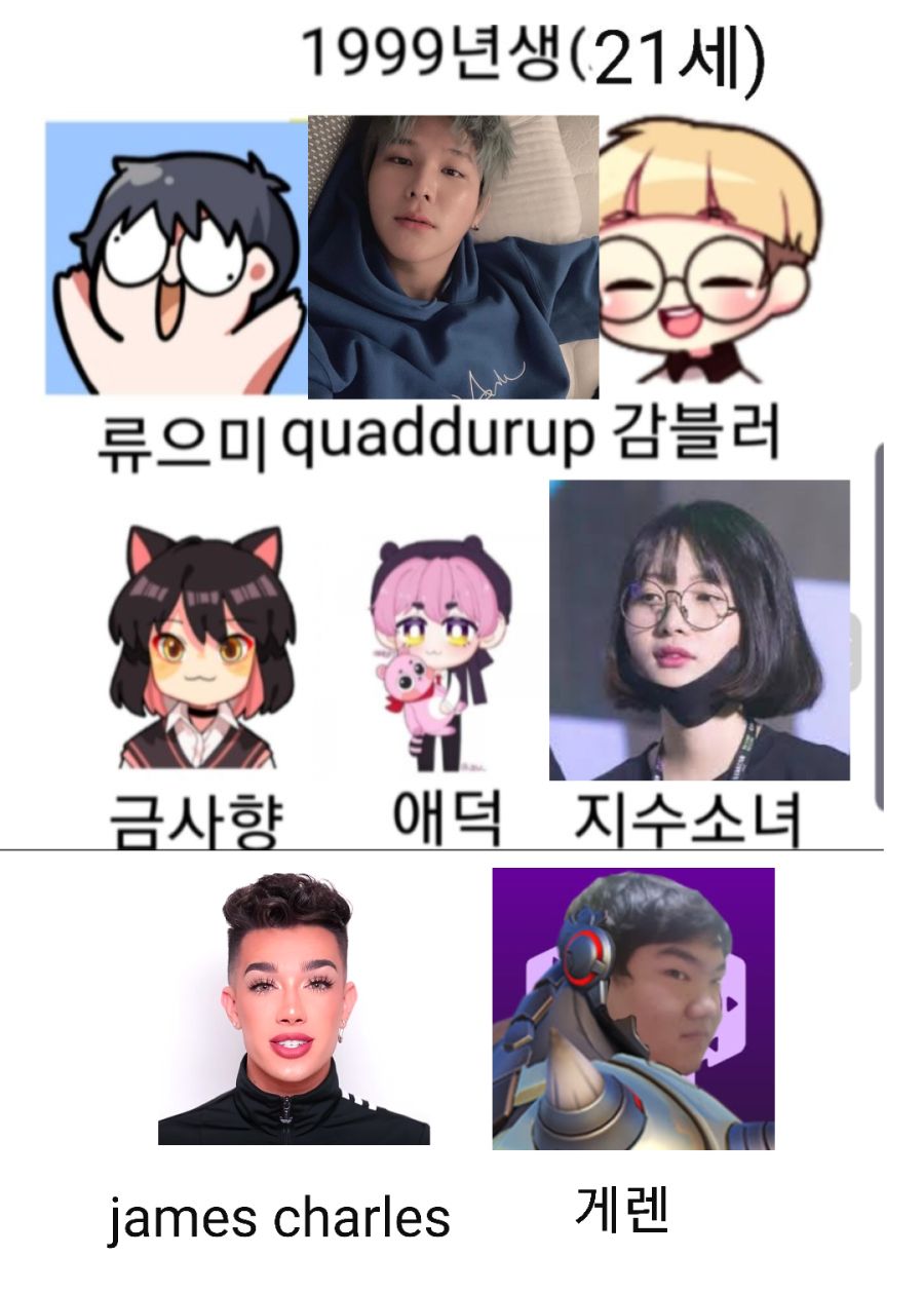 듀라한 견자희 야짤 2020년 국내외 인터넷 방송 BJ스트리머유튜버들 나이 총정리jpg