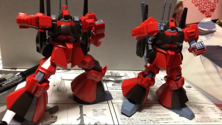 HGUC 1/144 릭 디아스 크와트로기 가조립 + 비교 사진_6.jpg