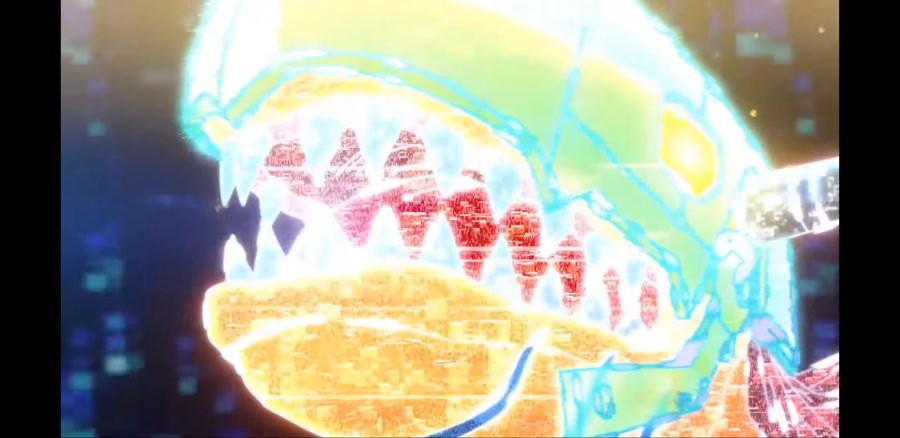 [디지몬] 워그레이몬 되도 파워드라몬 잔재가 남아있네_1.jpg