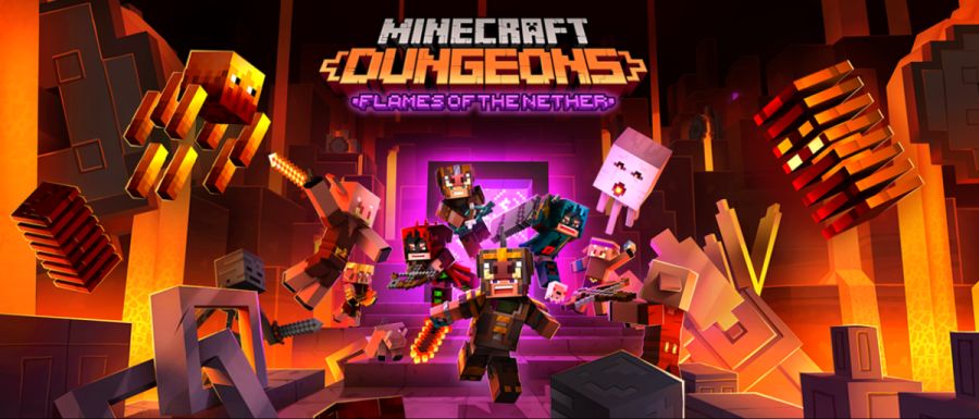 minecraft dungeons flames of the nether