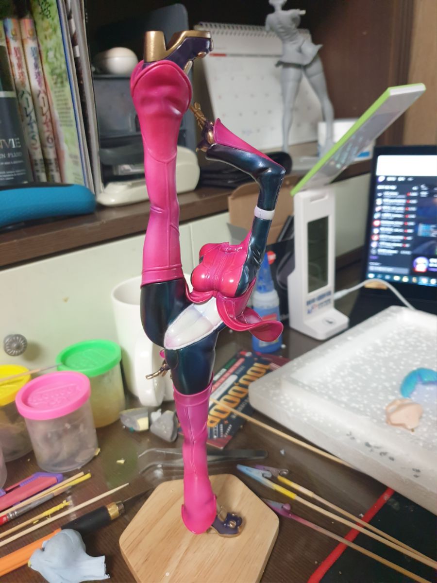 킹오파 15 기념 쿨라 피규어 칠하기_12.jpg