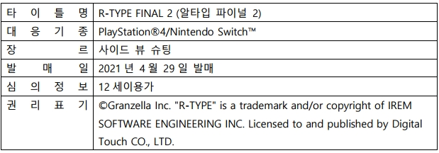 사본 -『R-TYPE FINAL2』 4월20일부터 예약판매 개시 보도자료.pdf_page_3.png